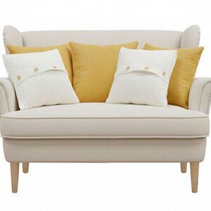 SOGA 5PC Golden Yellow Velvet & Knit Comfort Pillow Cover Set for Sofa Décor